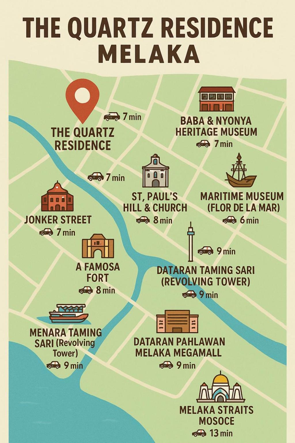 Quartz Residence - Melaka ภายนอก รูปภาพ